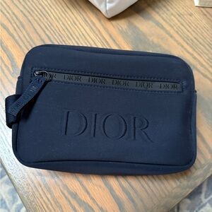 Dior Navy Blue Travel Bag/Makeup Bag